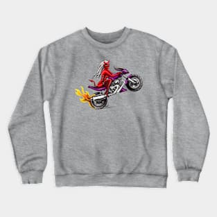 Devil Biker Crewneck Sweatshirt